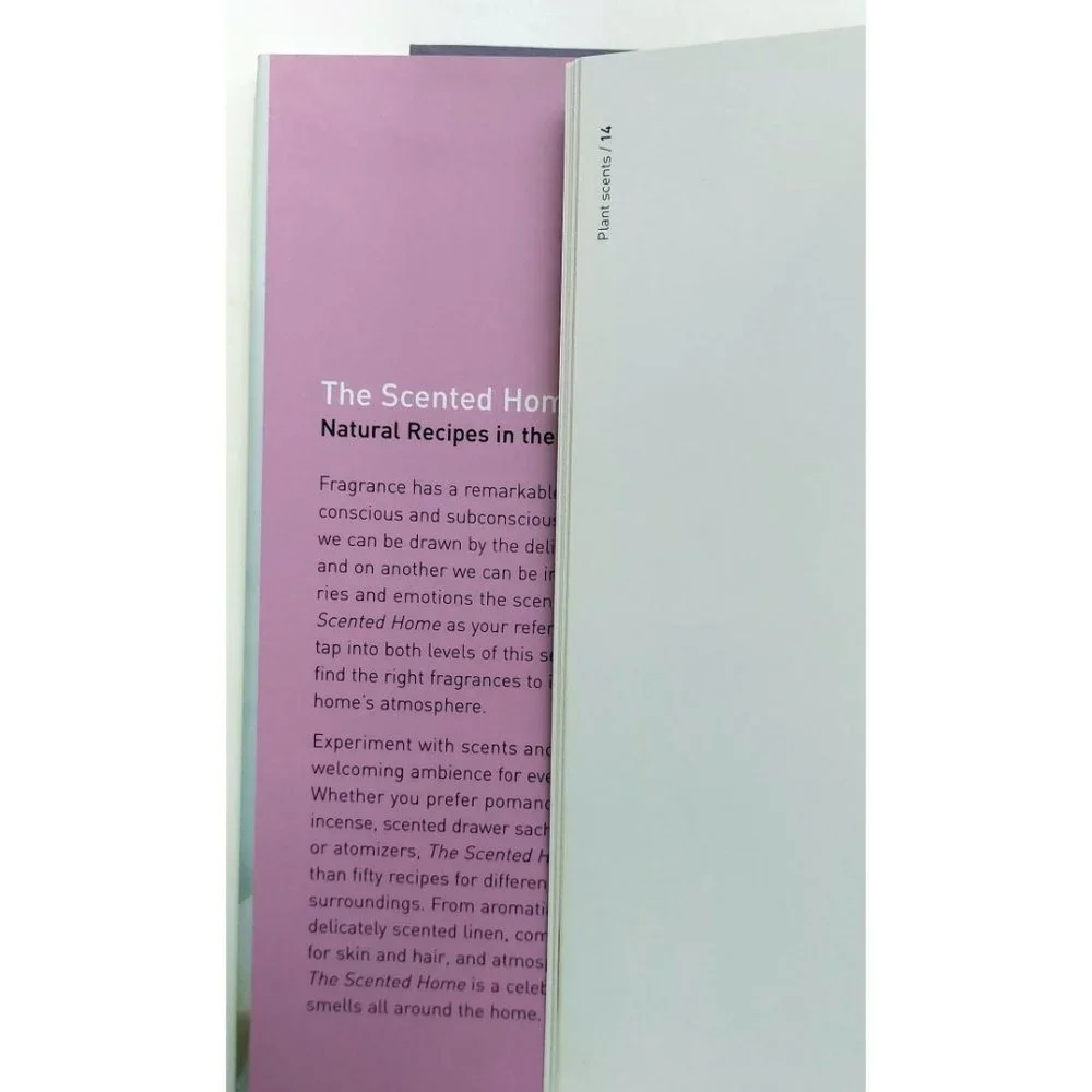 NEW The Scented Home Hardcover Book Tabletop Coffee Table Beautiful Volume - Picture 6 of 9